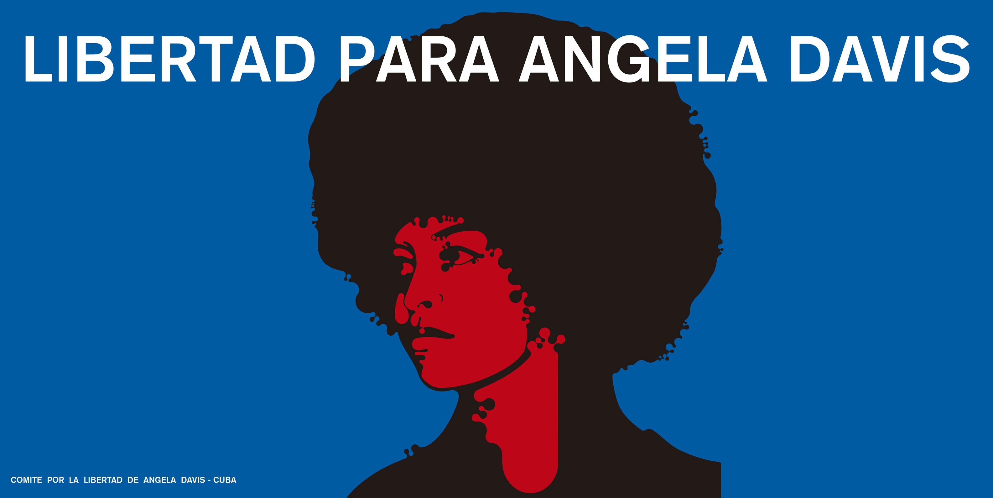 Felix Beltrán, Comite Por La Libertad de Angela Davis, poster, 1971.