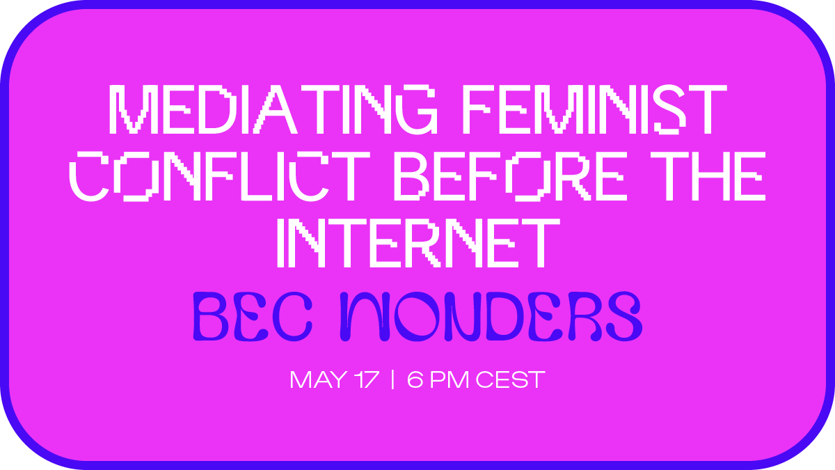 Dear Sister: Mediating Feminist Conflict Before the Internet
