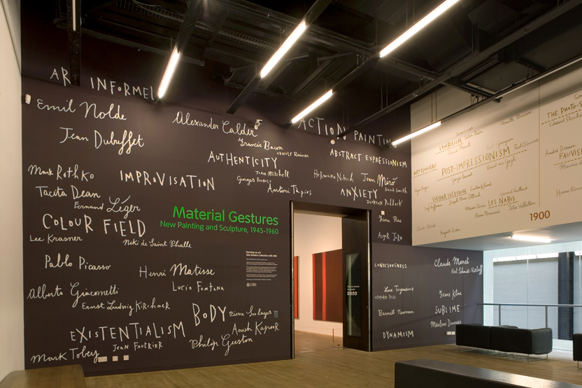 The writing on the gallery wall (Web only)