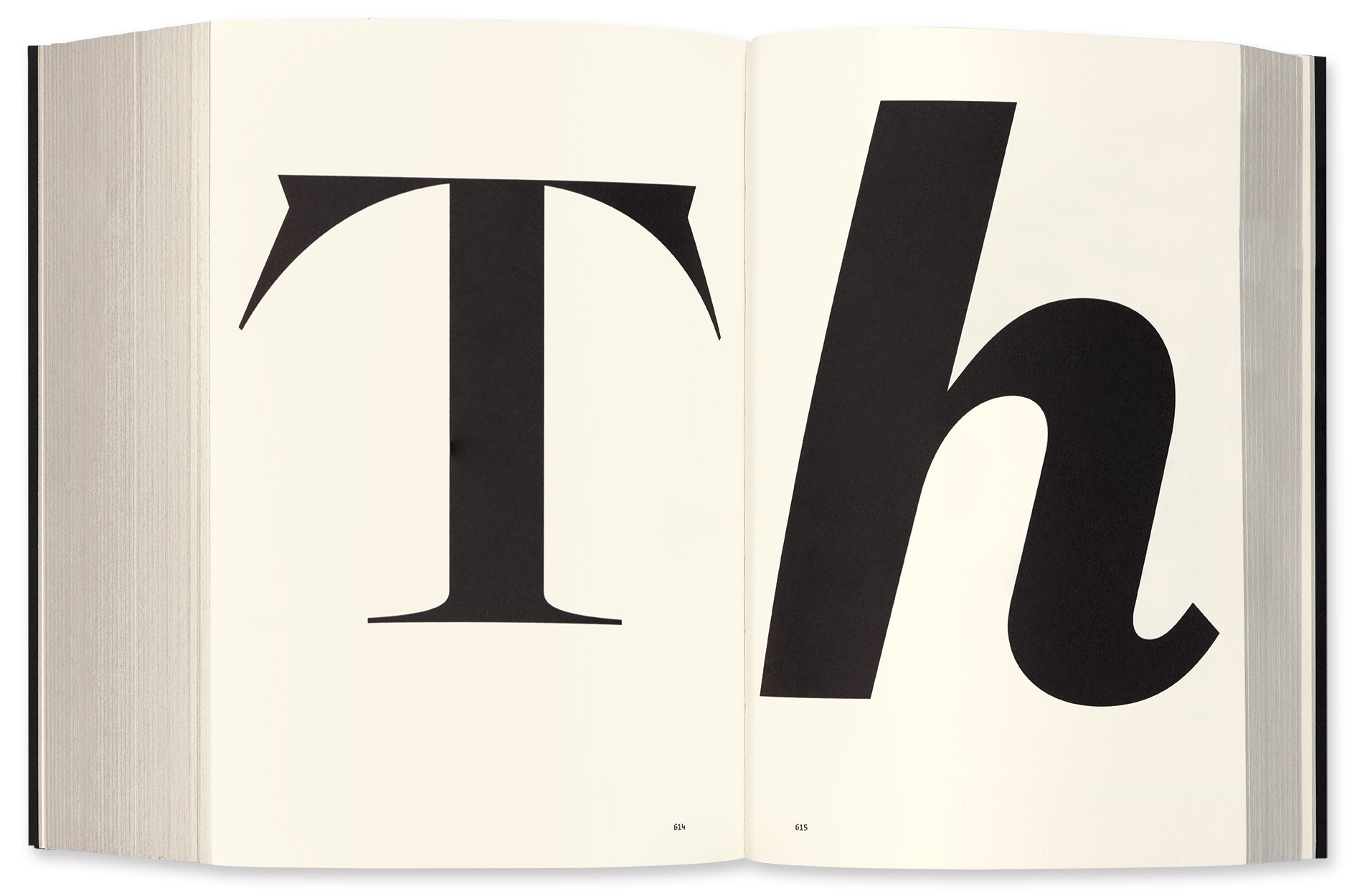 Spreads from Kris Sowersby: The Art of Letters